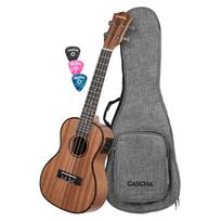 Elektro-akustinė koncertinė ukulelė kairiarankiams Cascha Premium Mahogany HH 2035EL