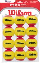 Teniso kamuoliukai pradedantiesiems Wilson Starter Red - 12 vnt.