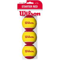 Teniso kamuoliukai pradedantiesiems Wilson Starter Red - 3 vnt.