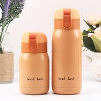 200ml/350ml Mini Thermos Kids Cartoon Hot Water Bottle Pocket Cup Insulated Hot Water Bottle Kids Gift Vacuum flask insulated 200ml oranžinė