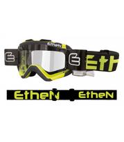 ETHEN MUD0517 MUD MASK 05R su roll off sistema motokroso akiniai juoda/geltona 50mm