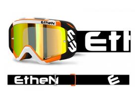 ETHEN ARES AR0750 Motokrosiniai akiniai su veidrodiniu auksiniu stikliuku