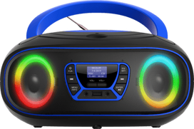 Denver TDB-212 DAB+ Boombox FM/Bluetooth/USB/CD/AUX blue