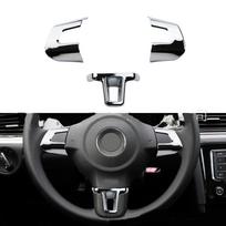 Chromuotas vairo apdailos komplektas VW Golf 6 Polo gray