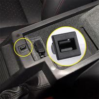 1X Automobilio centrinės konsolės porankio fiksatoriaus dangtelis 7591Gl Citroen C5 2010-2016