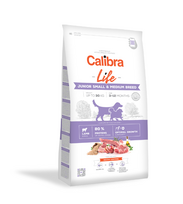 CALIBRA Dog Life Junior Small&Medium Breed Lamb sausas maistas jauniems mažų ir vidutinių veislių šunims su ėriena, 12 kg