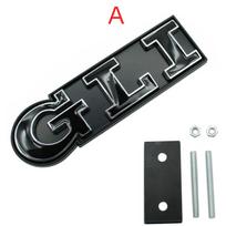 3D metalinės raidės GLI logotipas priekinių grotelių ženklelio emblema Automobilių lipdukai, skirti V/WJ/etta P/assat A/rteon G/olf MK6 MK7 A