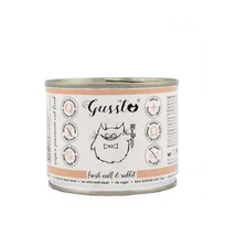 GUSSTO Cat Fresh Calf & Rabbit konservai katėms su veršiena ir triušiena, 200 g