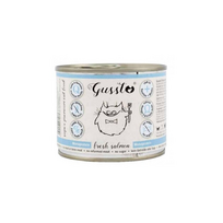 GUSSTO Cat Fresh Salmon konservai katėms su šviežia lašiša, 200 g