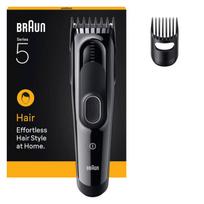 Plaukų kirpimo mašinėlė - BRAUN - HC5510 - Belaidė - 50 min - 9 nustatymai - Juoda