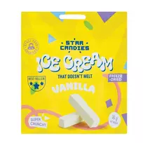 STAR CANDIES Šaltyje džiovinti vaniliniai ledai, 16g