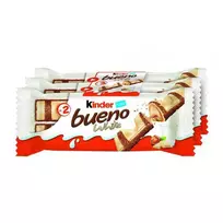KINDER BUENO WHITE vafliniai batonėliai T3, 117g