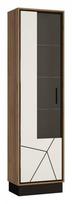 Vitrina Wojcik meble Brolo BROV01, juoda/ruda