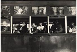 Robert Frank: Trolley—New Orleans