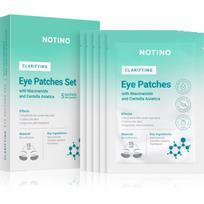 Notino Clarifying Bio-Cellulose Eye Patches Set with Niacinamide and Centella Asiatica spindesio suteikianti kaukė akių sričiai
