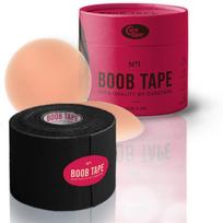 CureTape® Boob Tape lipnus krūtinės dirželis atspalvis Black 5 m