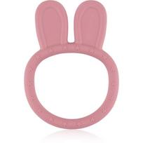 Petite&Mars Silicone teether Bunny 0m+ kramtomas žaislas Dusty Rose 1 vnt.