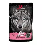 Alpha Spirit Wet putėsiai šunims su kumpiu, 6x85 g