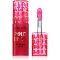 Revolution Pout Lip lūpų aliejus drėkinamojo poveikio atspalvis Cherry Red 3 ml