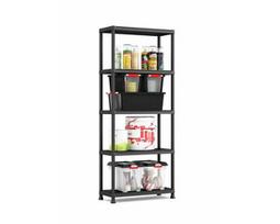DRABEST plastikinė sandėliavimo lentyna 180x74x40 cm iki 50 kg lentynai