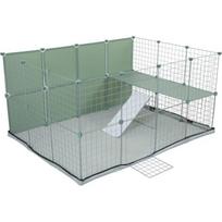 Aptvaras graužikams Zolux Neolife Neopark, 140x105x70 cm, žalias