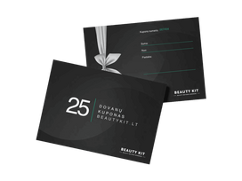 Beauty Kit dovanų e-kuponas (25 EUR)