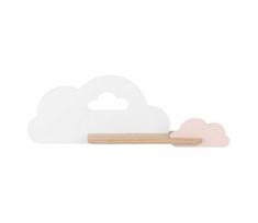 LED vaikiška sieninė lempa su lentyna CLOUD LED/5W/230V balta/rausva