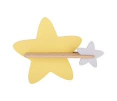 LED vaikiška sieninė lempa su lentyna STAR LED/5W/230V