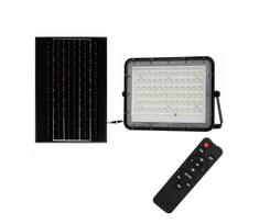 LED Lauko saulės prožektorius LED/15W/3,2V IP65 4000K juoda + +VP