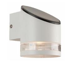 LED sieninis šviestuvas su jutikliu, įkraunamas saulės energija LED/1W/3,7V IP54 3000K 1200 mAh balta