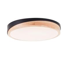 Brilliant - LED Pritemdomas lubinis šviestuvas BAARLO LED/24W/230V diametras 35 cm juoda