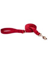 ESME FOR DOG Velūro pavadėlis šunims cherry 150cm/2cm