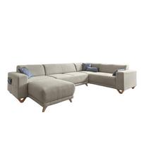 Smėlio spalvos sulankstoma/su sandėliavimo vieta kampinė sofa (su dešiniuoju kampu/„U“ formos) Classy Sophie – Miuform