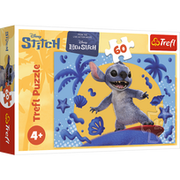 TREFL  DISNEY STITCH Dėlionė „Diena su Stiču“, 60 det.