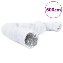 Ortakis, aliuminis ir pvc, 6m, 15cm skersmens, izoliuotas
