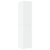 vidaXL Komoda, baltos spalvos, 40x42,5x185cm, apdirbta mediena