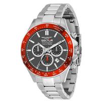 Sector 230 Chronograph Nerūdijančio plieno Pilkas ciferblatas Kvarcinis R3273661036 100M Vyriškas laikrodis pilka