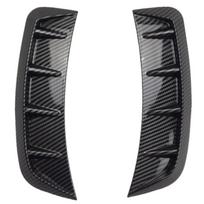 Car Side Stickers Arch Wheel Eyebrow Protector Carbon Fiber Look 1 Pair