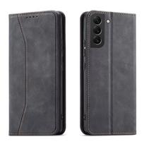 Samsung Galaxy S22 Plus ( S22+ ) telefono dėklas - knygutė Magnet Fancy, juodas