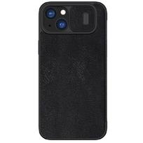iPhone 15 Plus (15+) telefono dėklas - knygutė Nillkin, juodas
