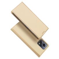Aukso spalvos dėklas-knygutė Dux Ducis Skin Pro telefonui XIAOMI REDMI NOTE 12 PRO / POCO X5 PRO 5G