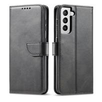 Juodas dėklas-knygutė Magnet Case telefonui SAMSUNG GALAXY S21 FE
