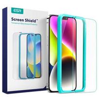 Grūdinto stiklo ekrano apsauga telefonui APPLE IPHONE 14 PRO su montavimo rėmeliu