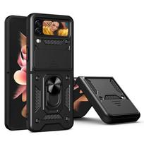 Juodas dėklas Tech-Protect Camshield Pro telefonui SAMSUNG GALAXY Z FLIP 4