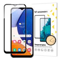 Grūdinto stiklo ekrano apsauga telefonui SAMSUNG GALAXY A14 5G / A14 su juodu rėmeliu