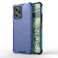Xiaomi Redmi Note 12 5G / Poco X5 5G telefono dėklas Honeycomb, mėlynas