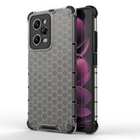 Xiaomi Redmi Note 12 Pro / Poco X5 Pro 5G telefono dėklas Honeycomb, juodas