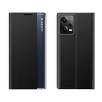 Xiaomi Redmi Note 12 5G / Poco X5 5G telefono dėklas - knygutė, juodas