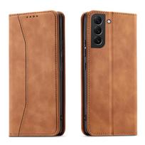 Rudas dėklas-knygutė Magnet Fancy Case telefonui SAMSUNG GALAXY S23 PLUS