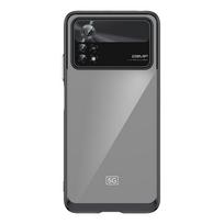 Skaidrus dėklas Outer Space Case telefonui XIAOMI POCO X4 PRO 5G su juodu rėmeliu